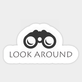 Look Around Sticker